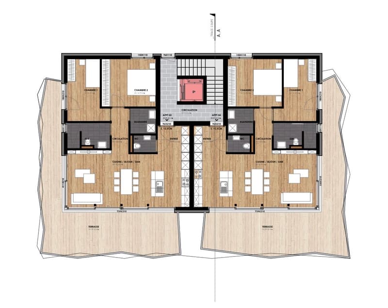 Appartement neuf de 3.5 pièces avec balcon et belle vue à Leytron (16)