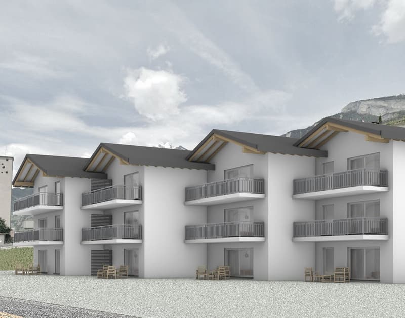 Appartement neuf de 3,5 pièces avec vue panoramique à Conthey (2)