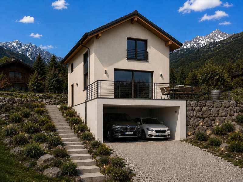Magnifique chalet en construction (1)