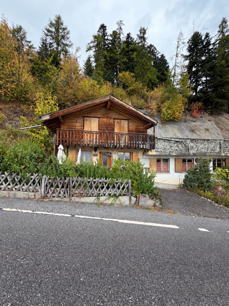 Chalet chaleureux de 4,5 pièces avec vue et garage à Chamoson (1)