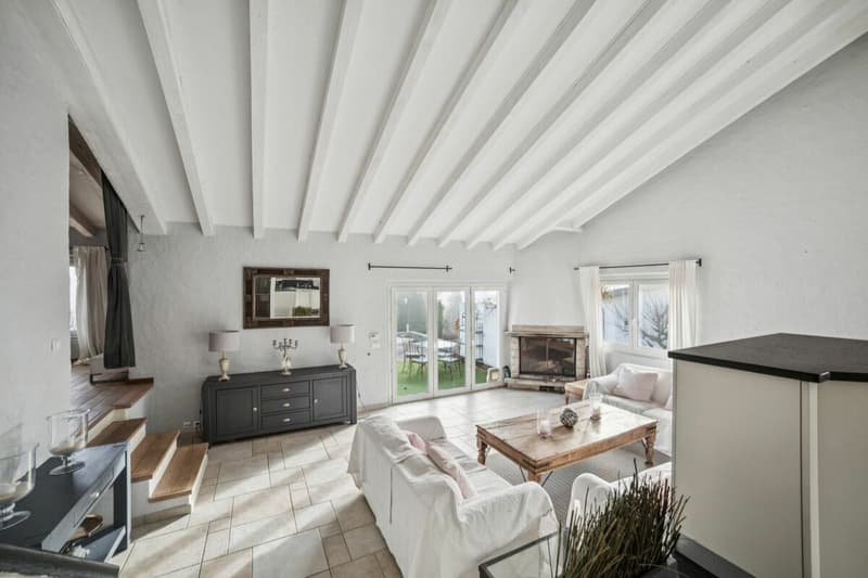 Villa d'exception avec vue panoramique sur le Mont-Blanc, le lac Léman et les Alpes (7)