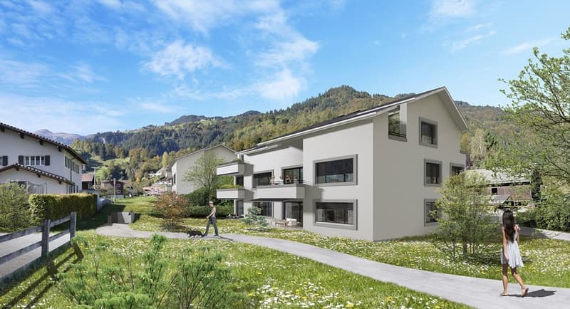 Neubau "Sommerfeld" Pragg-Jenaz nahe Klosters/Davos (1)
