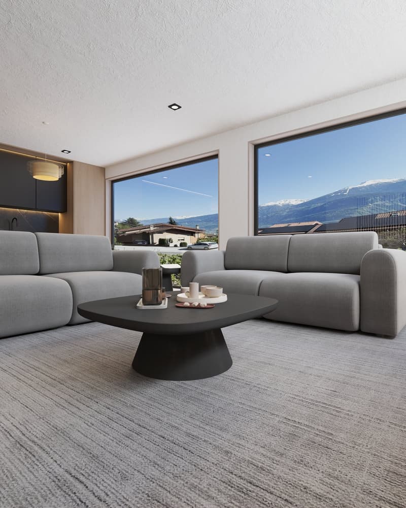 Nouvelle promotion à Miège de 2 magnifiques villas de 4.5 pièces avec vue exceptionnelle (3)