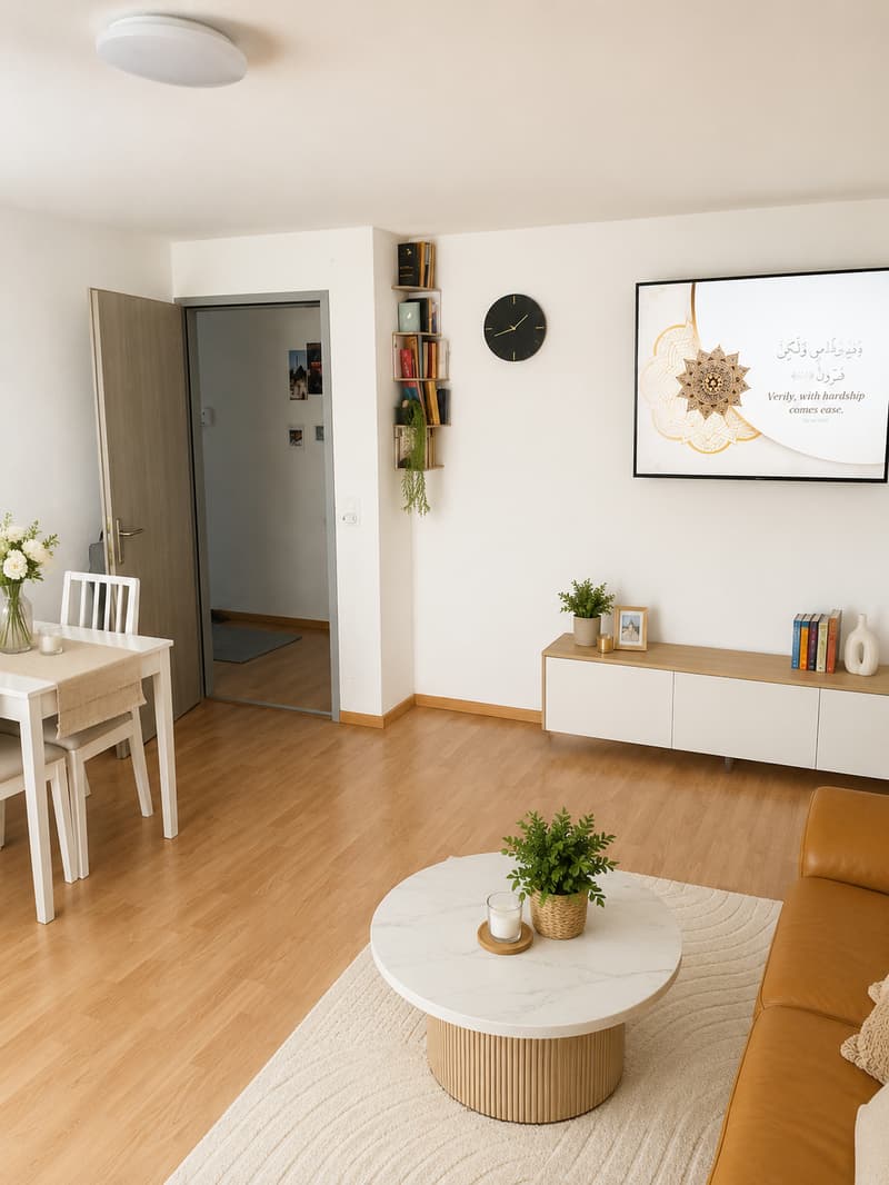 Grosszügiger Grundriss und Balkon mit wunderschöner Aussicht zur Erholung! (3)