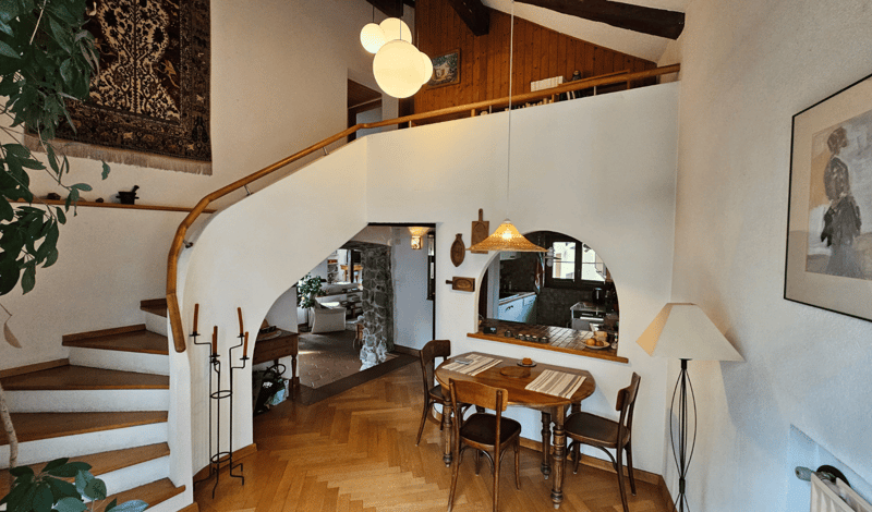 Maison de charme à Brent avec une magnifique vue sur le lac Léman (6)
