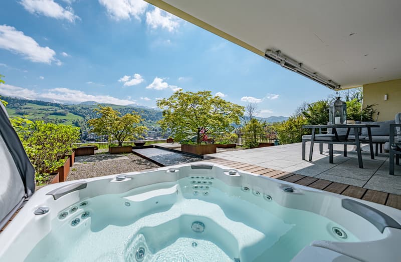 Whirlpool mit Aussicht