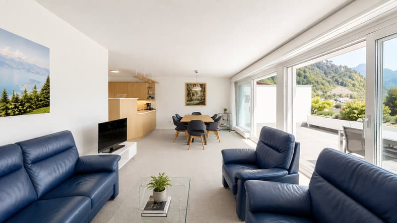 Wohnen in Weggis mit privatem Seeanstoss – attraktive Terrassenwohnung am Vierwaldstättersee (4)