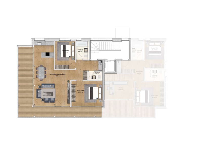3.5-Zimmer-Minergie-Wohnung mit grossem Balkon in Reinach mieten (10)