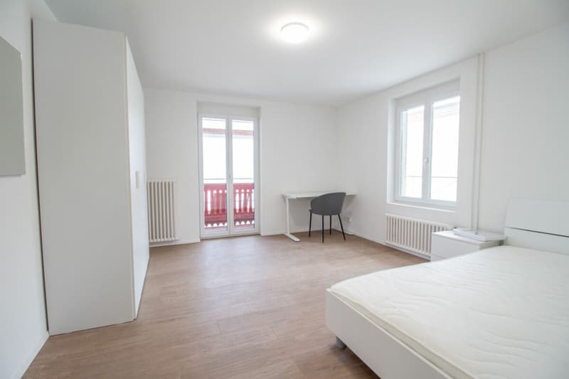 Chambres meublées et rénovées dans des appartements partagés - idéales pour les étudiants ou les célibataires (1)
