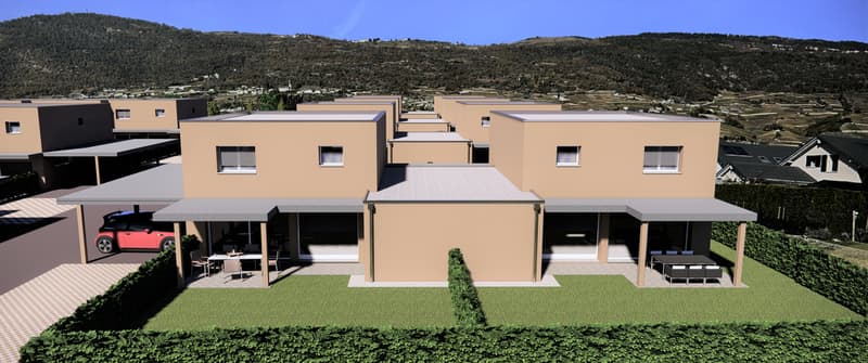 Nouvelle construction -  Villa 3.5pces à 3977 Granges (1)