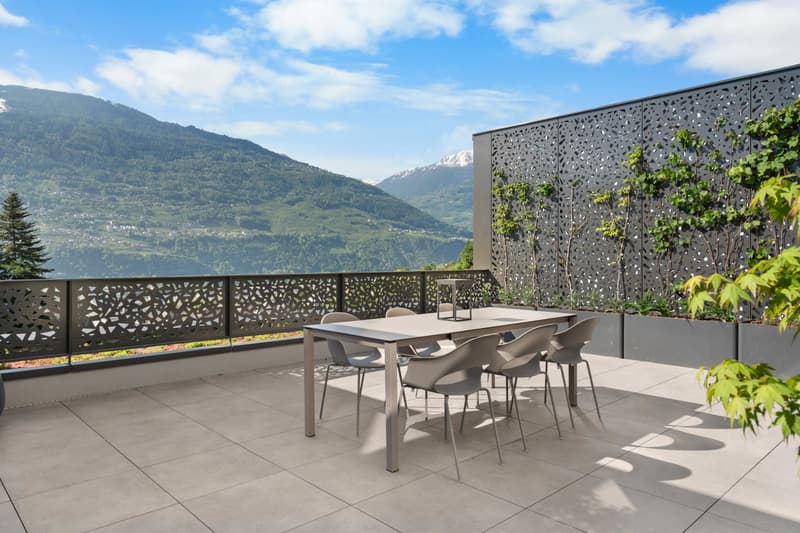 Nouvelle résidence "Les Terrasses de Gravelone" à Sion (2)