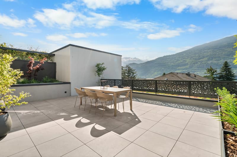 Nouvelle résidence "Les Terrasses de Gravelone" à Sion (9)