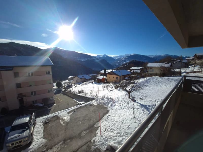 Baisse de PRIX!! 4.5 Lumineux avec balcon et vue panoramique à Ayent (5)