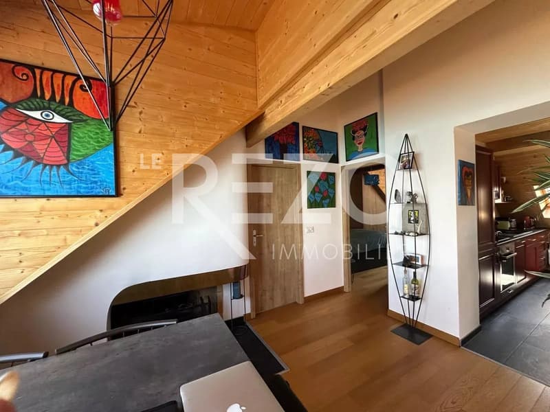 Bel appartement en attique avec accès direct au Lac Léman ? Rénové avec goût (3)