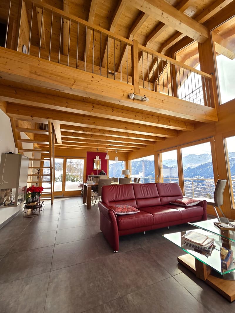 Magnifique chalet moderne - Vue panoramique  - Mase Val-d'Hérens (3)