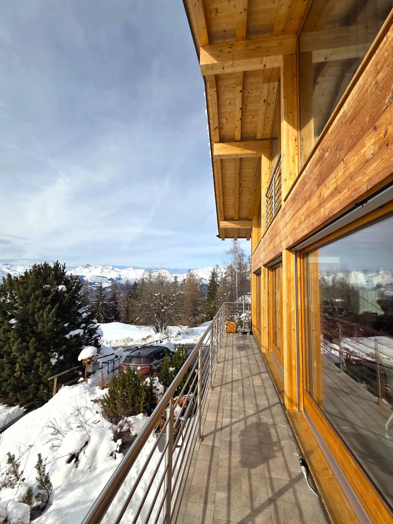 Magnifique chalet moderne - Vue panoramique  - Mase Val-d'Hérens (6)