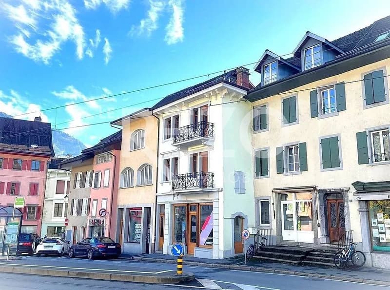 Immeuble mixte : 2 surfaces commerciales + 5 appartements (2)