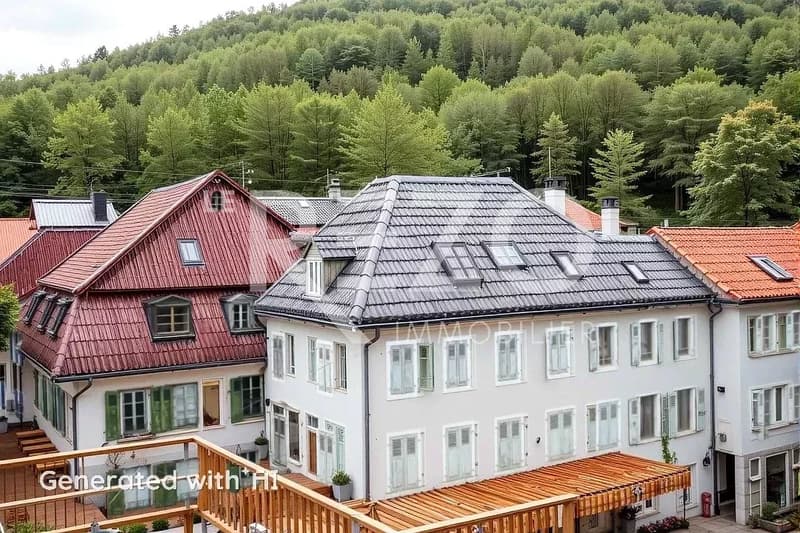 Immeuble mixte : 2 surfaces commerciales + 5 appartements (3)