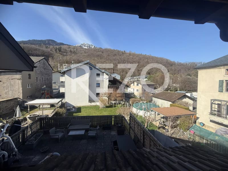 Plein centre de Collombey ? Terrasse de 41 m² ? Place de parc (5)