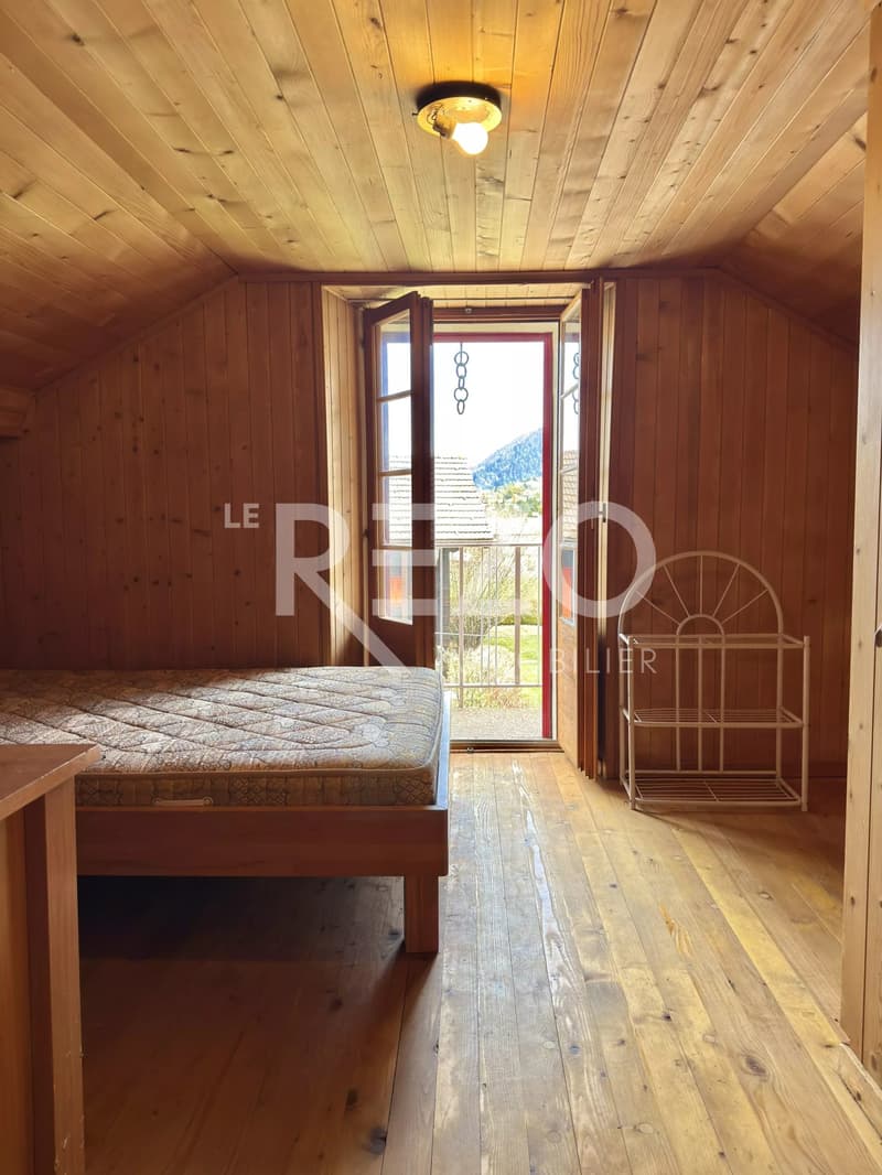 Attique 4.5 pièces avec garage et jardin, idéalement situé au coeur de Nax, Mont Noble. (10)