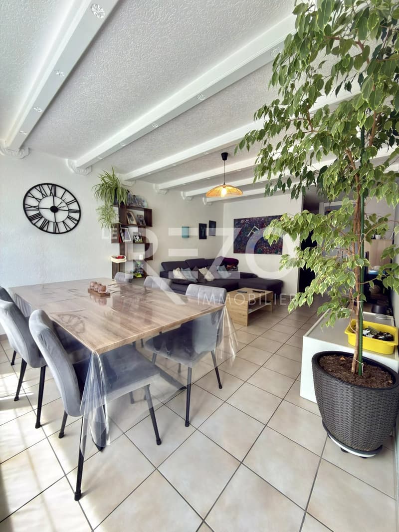 Appartement 4,5 pièces lumineux avec grand balcon exposé plein sud - Grône. (5)