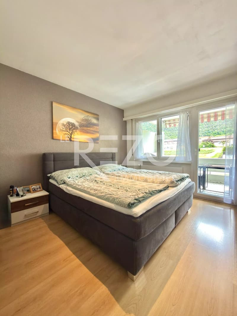 Appartement 4,5 pièces lumineux avec grand balcon exposé plein sud - Grône. (13)