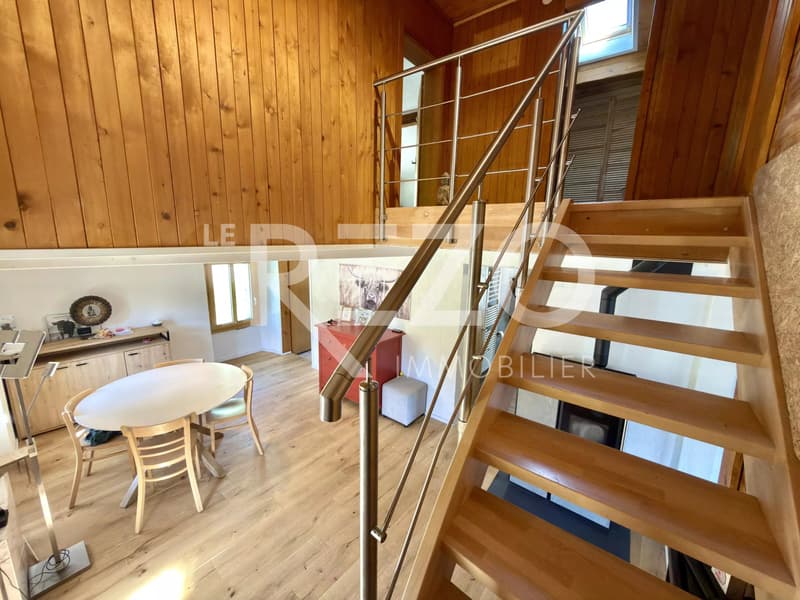 Maison de village avec superbe vue panoramique. Vex, Val d'Hérens (9)