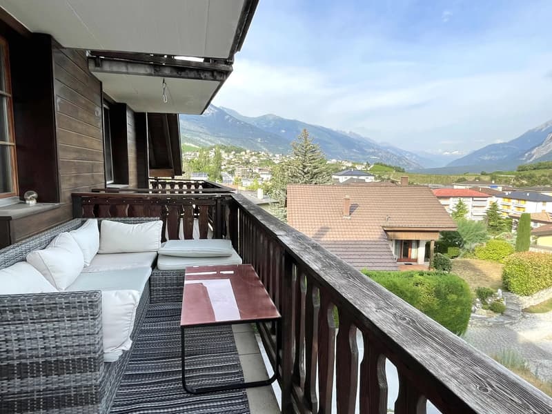 Location - Appartement Noble-Contrée (Veyras) (1)