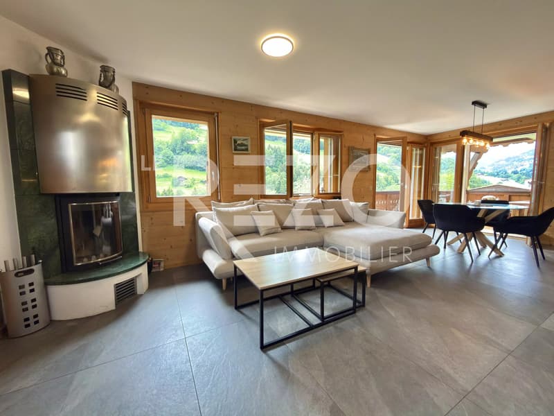 Appartement de 4,5 pièces avec grand balcon et vue panoramique. Troistorrents, VS (6)