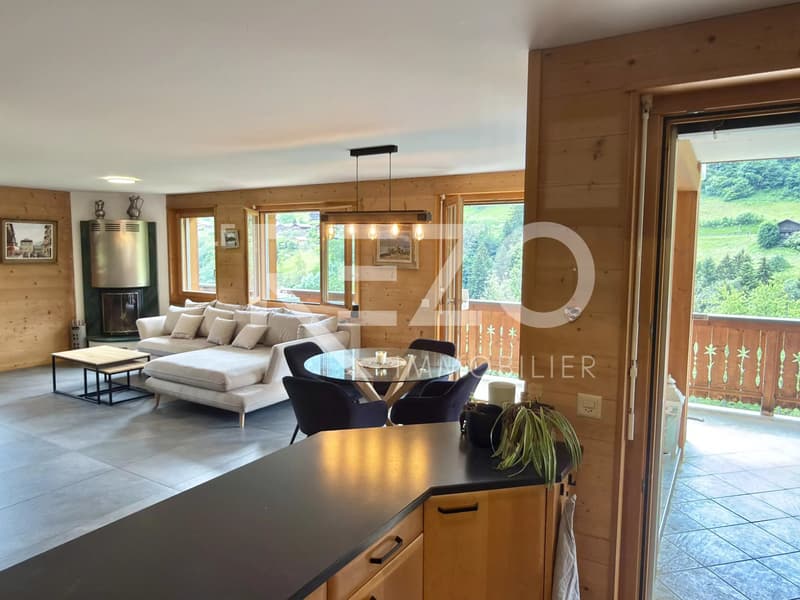 Appartement de 4,5 pièces avec grand balcon et vue panoramique. Troistorrents, VS (3)