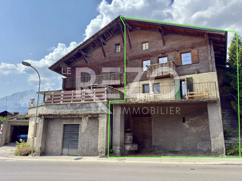 Maison de village mitoyenne à rénover. SAVIÈSE, VS. (1)