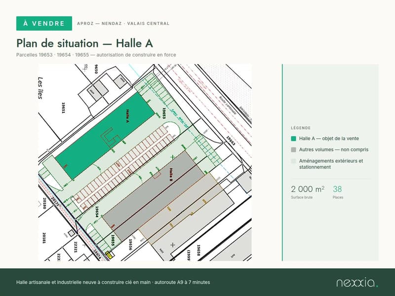 Halle artisanale et industrielle neuve 2 000 m² ? Aproz (Nendaz) (2)