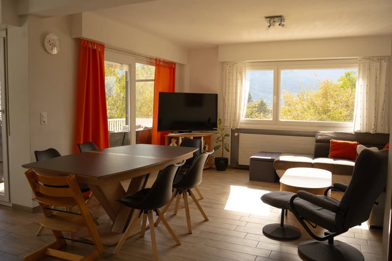 Maison 5,5 pièces jumelée avec grand jardin. Grimisuat, VS (3)