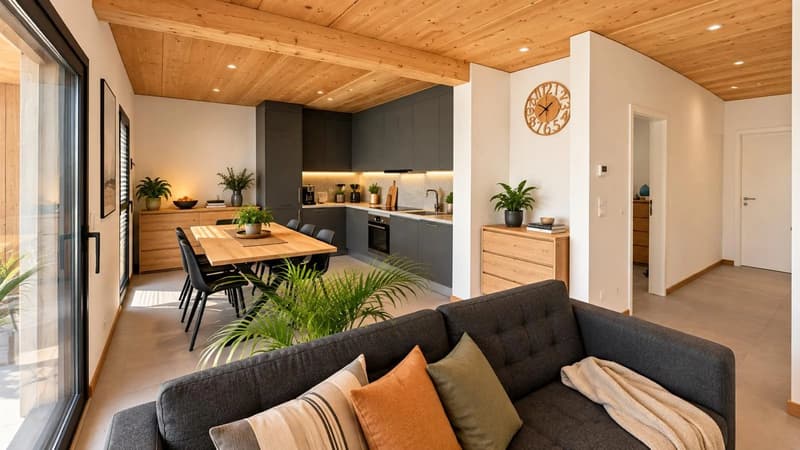 Superbe 3,5 pièces traversant de 91 m² avec terrasse et vue dégagée ? Bramois (5)