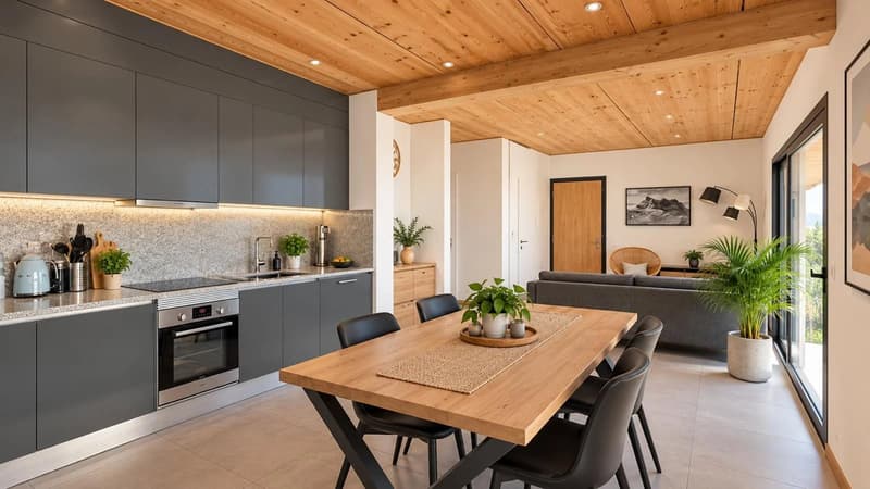 Superbe 3,5 pièces traversant de 91 m² avec terrasse et vue dégagée ? Bramois (4)