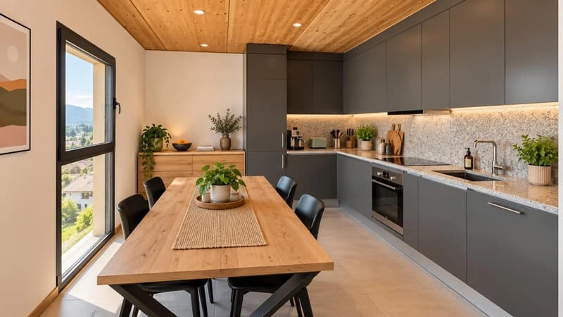Superbe 3,5 pièces traversant de 91 m² avec terrasse et vue dégagée ? Bramois (3)