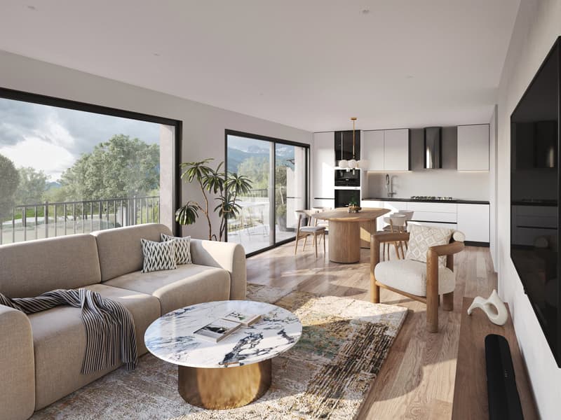 RÉSIDENCE LADARAÏ à Riddes, superbe 3.5 pièces neuf au rez-de-chaussée avec terrasse de 30 m² ! (4)