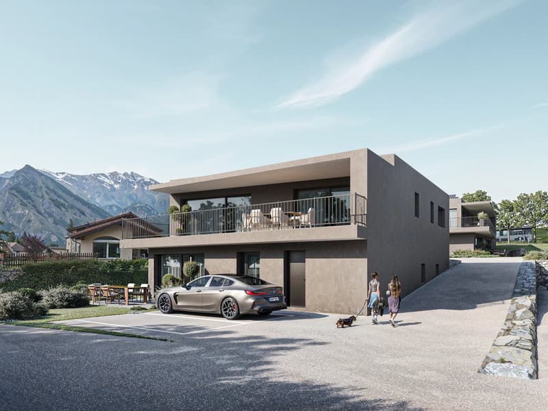 RÉSIDENCE LADARAÏ à Riddes, superbe 3.5 pièces neuf au rez-de-chaussée avec terrasse de 30 m² ! (2)