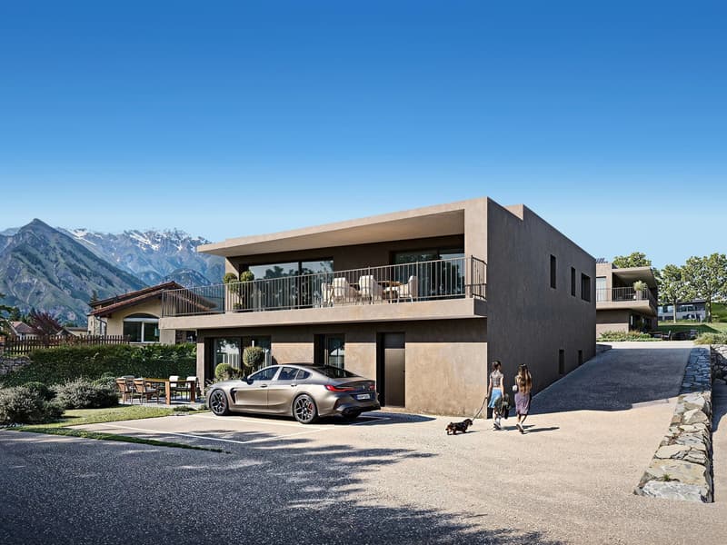 RÉSIDENCE LADARAÏ, superbe 2.5 pièces neuf à Riddes avec terrasse de 28 m² ! (2)