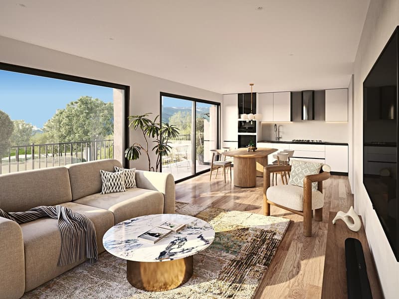 RÉSIDENCE LADARAÏ, superbe 2.5 pièces neuf à Riddes avec terrasse de 28 m² ! (4)