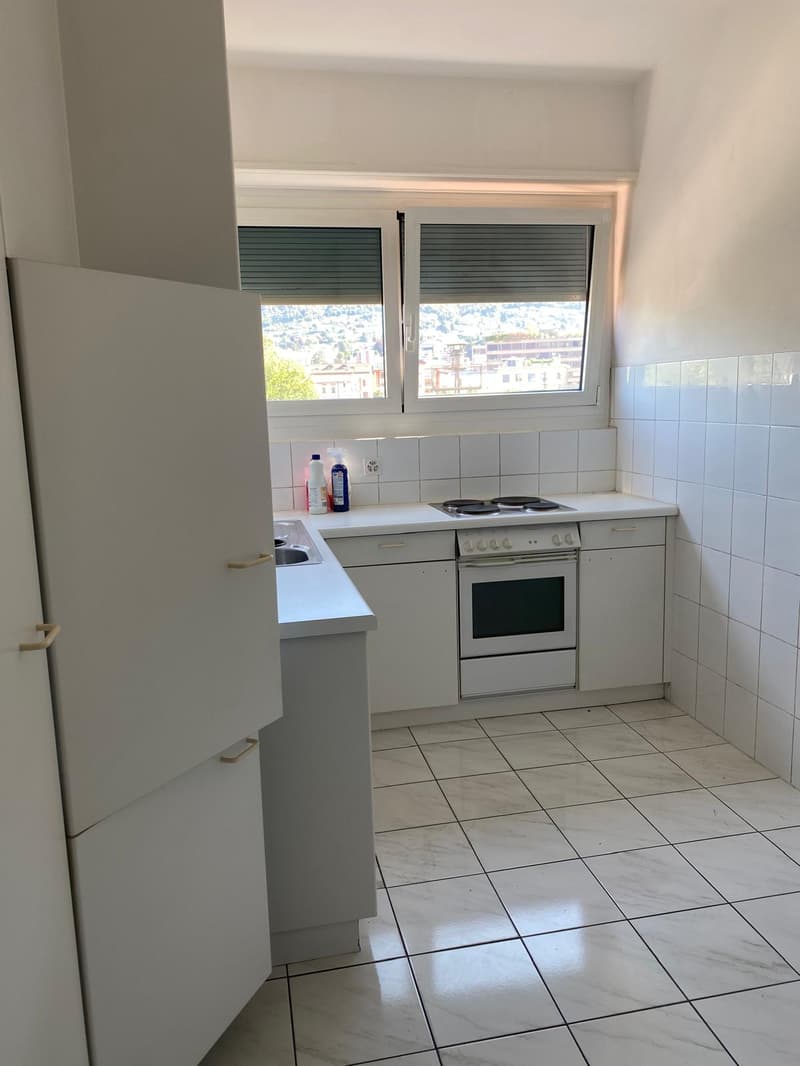 Chiasso, grande attico 3,5 locali con cucina separata (3)