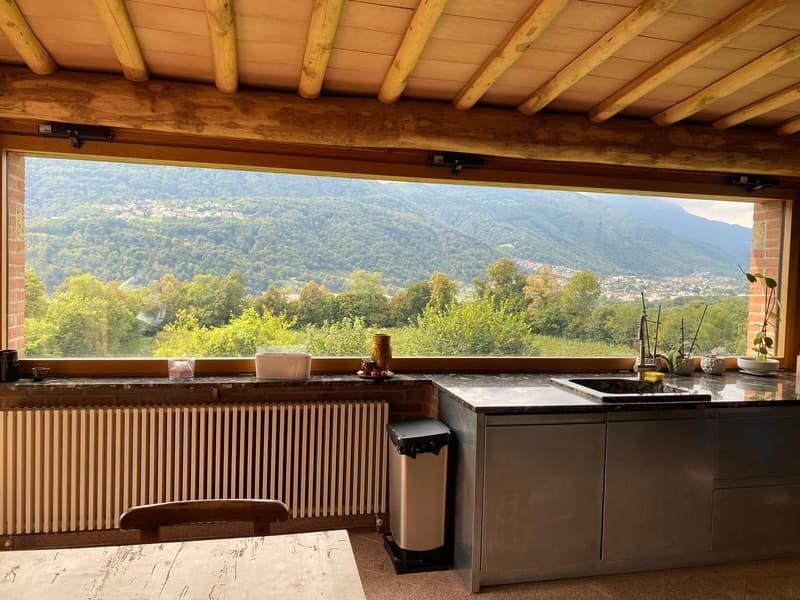 Splendida Casa Colonica di 12 Locali con Vigneto a Breganzona (7)