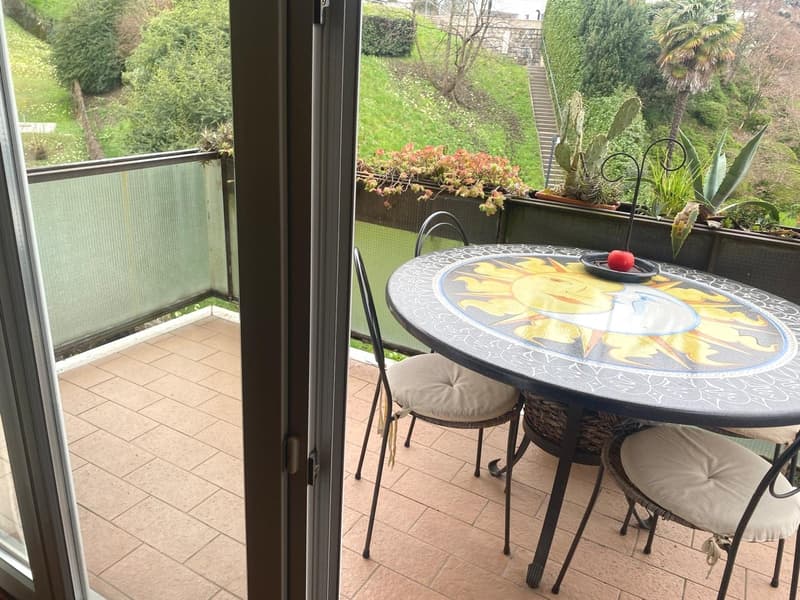 Paradiso confortevole appartamento di 4 locali, con parziale vista lago (15)