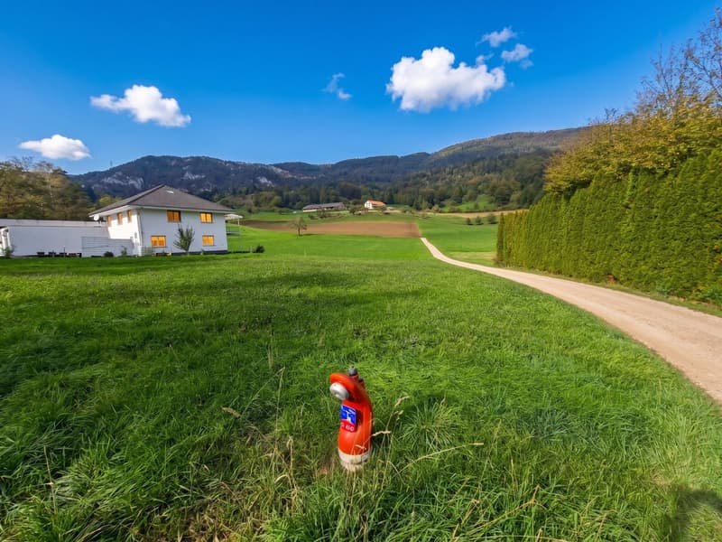 Attraktives Baugrundstück (700 m²) mit unverbaubarem Bergpanorama (1)