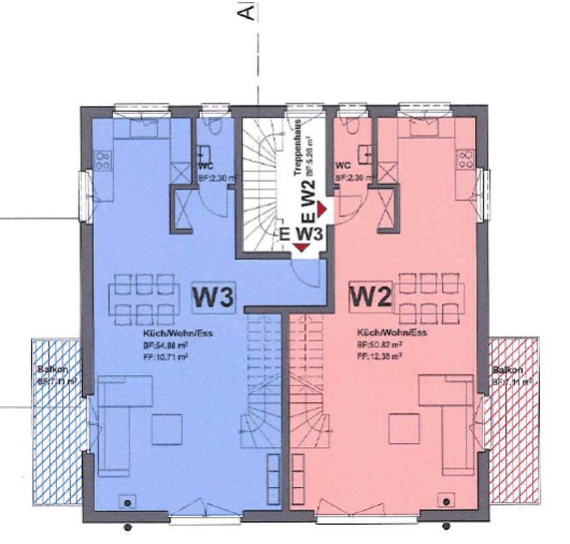 Grosszügige 4.5-Zimmer-Maisonette mit zwei Balkonen und Weitsicht an ruhiger Lage (11)