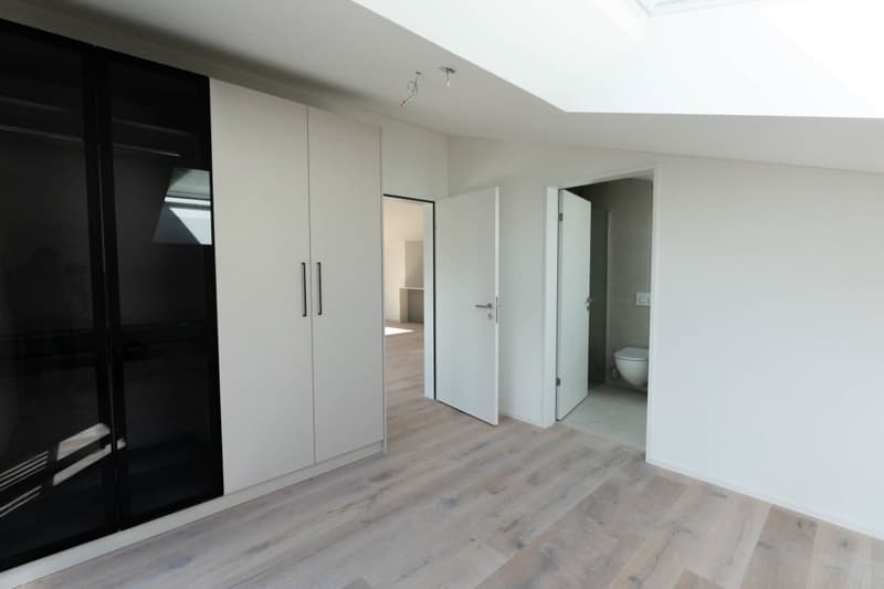 Helle, neue luxuriöse 3½ Zimmer Wohnung (G4) im DG mit grossem Balkon (11)