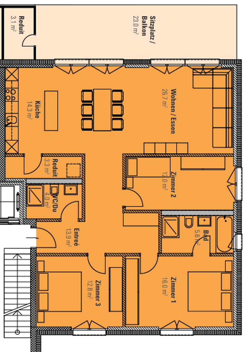 Helle 4.5-Zimmer-Wohnung mit grossem Balkon in Sarmenstorf (11)
