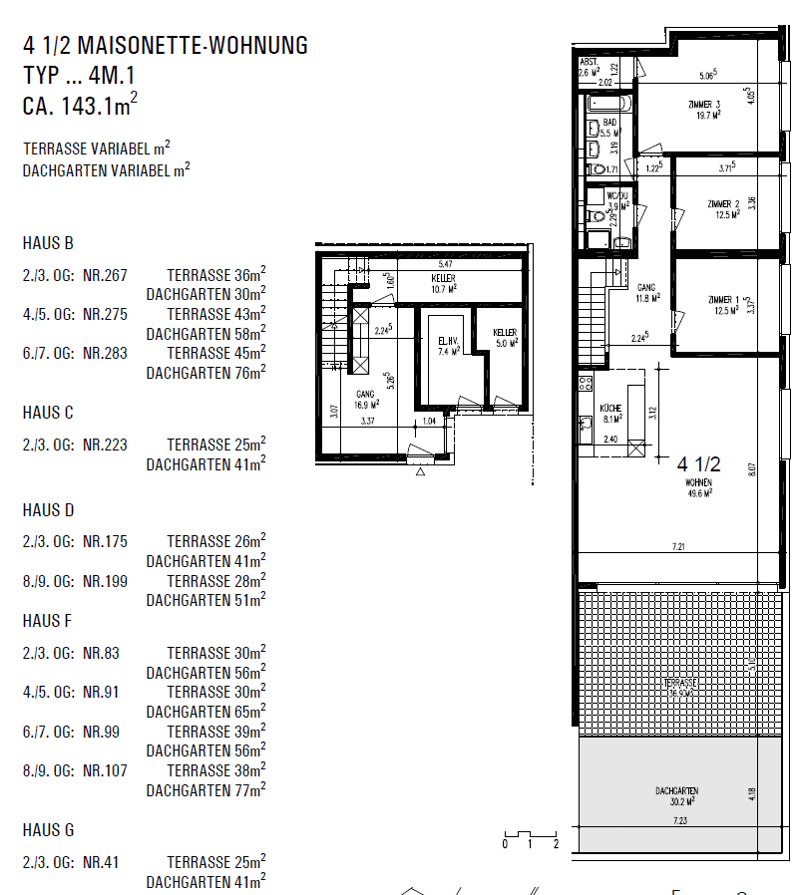 Grosszügige 4.5-Zimmer-Maisonette-Wohnung mit Terrasse und Dachgarten in Winterthur (14)