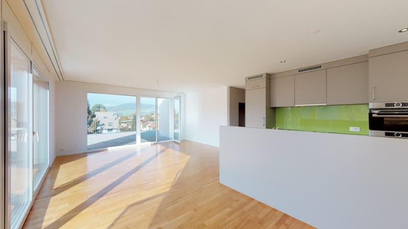 Charmante 3.5-Zimmer-Dachwohnung in Menziken – modern, ruhig und sonnig (2)
