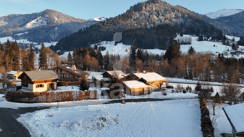 Terrain constructible à Praz-sur-Arly   855 m² pour votre chalet ou projet immobilier, emplacement rare (4)